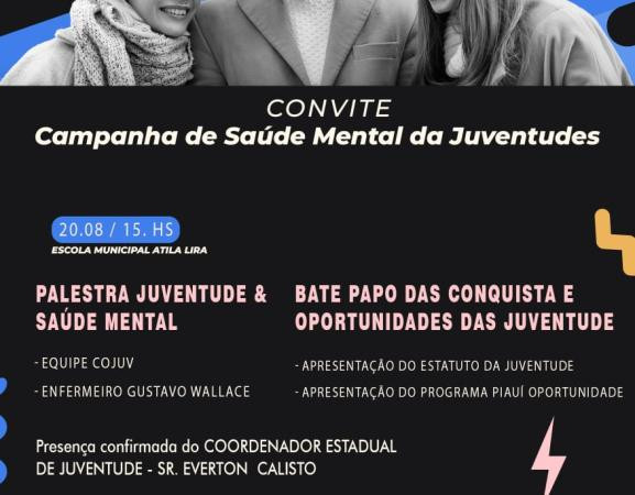 Campanha de Saúde Mental da Juventude