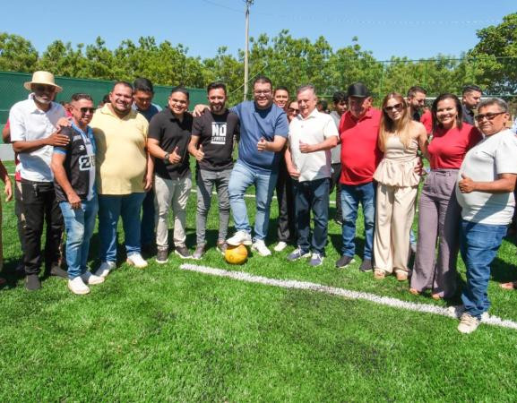 Entrega do Campo Sintético João Alves