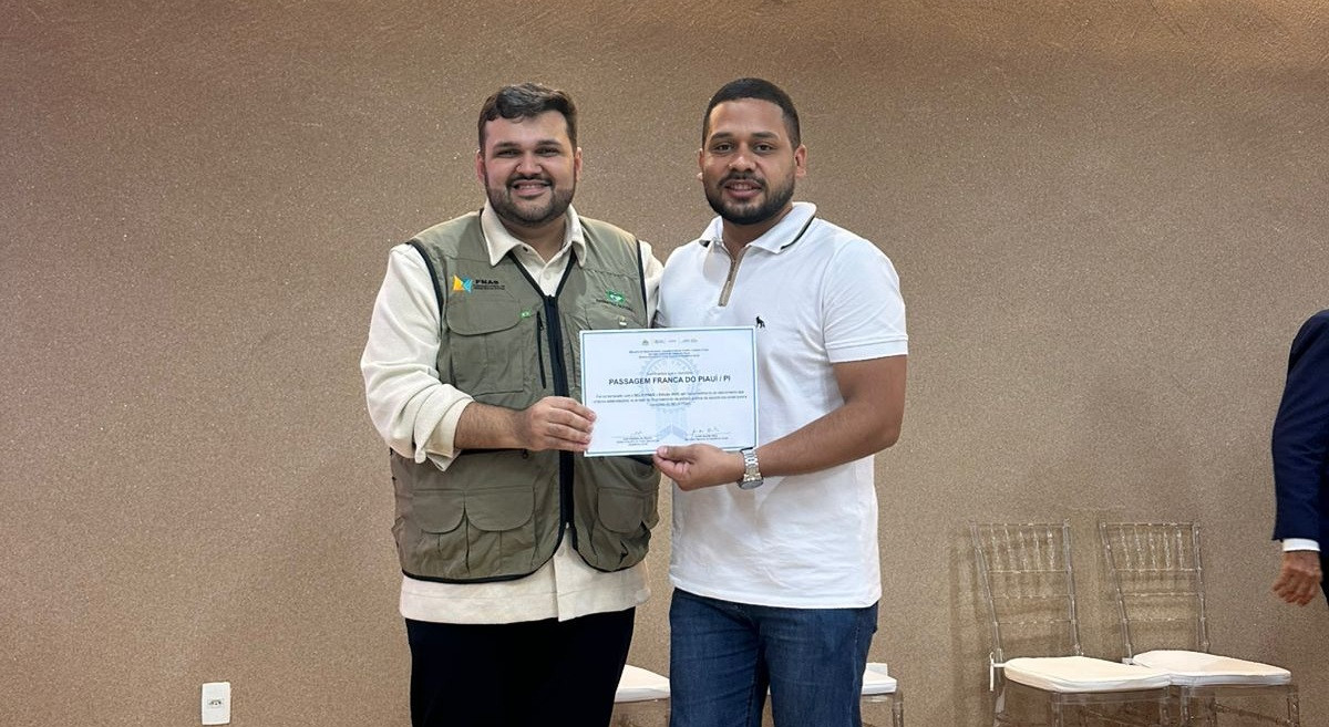 O município de Passagem Franca recebeu o Selo FNAS